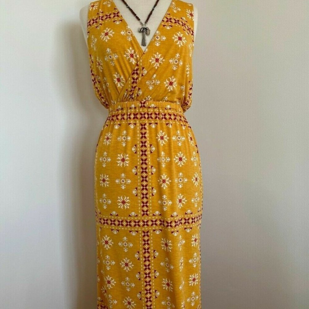 TIGERLILY Anja Yellow Stretch Reversible Maxi Dress - Picture 8 of 10